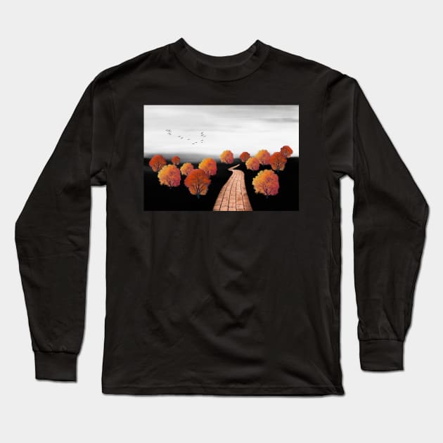 Autumn Splendor #1 Long Sleeve T-Shirt by JimDeFazioPhotography